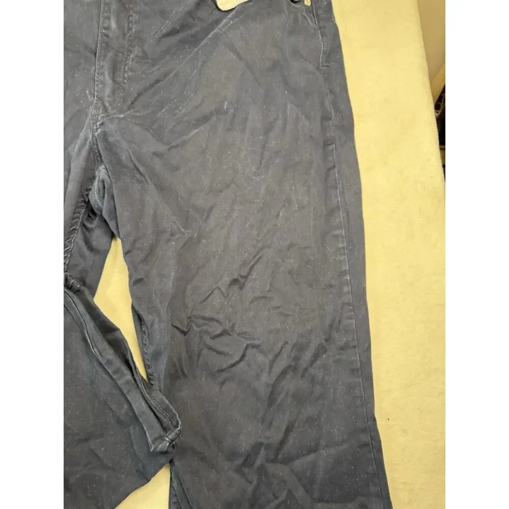 Polo Ralph Lauren Mens Pants 42x32 Black Classic Fit Cotton Chino Casual
